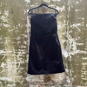 Banana Republic Classic Black Strapless Dress, Size 16